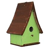 Eigenschaften LIVING-ART24  / SHABBY CHIC NISTKASTEN VOGELHAUS AUS HOLZ & METALL
