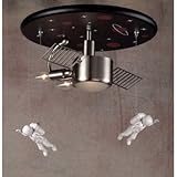 IMAGE OF ELK Lighting 5089/3 3 Light Novelty Spacemen Flush Kids Ceiling