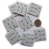 8 of VHB 3M Adhesive 1.5 x 1.5 inch Double-sided Foam Tape Dots High Bond Conformable Acrylic Glue Replacement Kit Square Plus Alcohol Pad