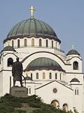 St. Sava Orthodox Church Dating from 1935, Serbia, Europe Art Photographic Poster Print by Chris Kober, 9x12