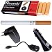 elektronische Zigarette von RICCARDO� im g�nstigen Set Modell R101 classic - Inhalt: 1 Zigarette und 10 Depots mit 0,0 mg Nikotin Geschmacksrichtung Tabak "MB" mit umfangreichen Zubeh�r - das optimale Starter Set