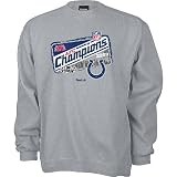 Reebok Indianapolis Colts 2009 Afc Conference Champs Locker Room Crew Fleece Size: Large
