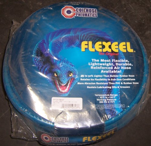 COILHOSE PNEUMATICS FLEXEEL 3/8 x 100' AIR HOSE. PFE61006T