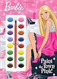 Paint the Town Pink! (Barbie) (Deluxe Paint Box Book)