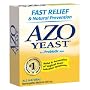 AZO Natural Yeast Symptom Prevention & Relief Tablets, 400 mg, 60-Count Boxes (Pack of 3)