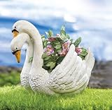 Swan Garden Planter by Collections Etc
