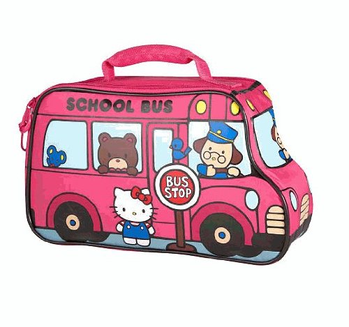 Hello Kitty Lunch Box - School Bus