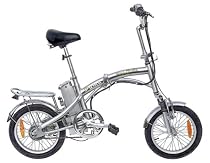 Puma LPX - Electric Bike - Lightweight Aluminium Folding Frame - 16 inch wheels - Independent Twist Grip Throttle - Lithium Polymer Battery for up to 33 miles of power assisted cycling - Price Includes First Battery, Battery Charger, Rear Rack, Kick Stand - Folding Pedals