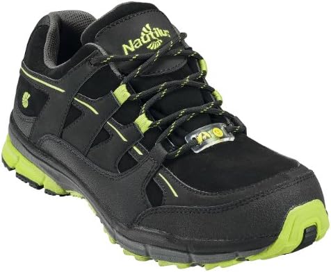 Nautilus Safety Footwear Men's 1729 Shoe,Black/Lime,13 M US