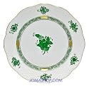 Herend Green Chinese Bouquet Salad Plate HR517AV