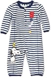 Franco Apparel Baby-Boys Newborn Peanuts Terry Coverall Rompers Set