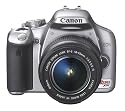Canon Digital Rebel XSI 12.2 MP Digital SLR Camera with EF-S 18-55mm f/3.5-5.6 IS Lens (Silver)