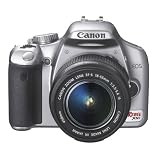 Canon Digital Rebel XSI 12.2 MP Digital SLR Camera with EF-S 18-55mm f/3.5-5.6 IS Lens (Silver)