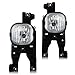Winjet Fog Lights for [2008-2010 Ford F-250/F-350/F-450/F-550 Super Duty] Driving Fog Lights Assembly Fog Lamp Replacement 1Pair Clear Lens