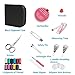 YASHINI Multipurpose Home Travel Necessary Sewing Kit, Cross-Stitch Needlebox Box, 25 Pack - Includes All You Need & More!!
