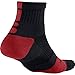 Nike Elite Basketball HQT Black/Varsity Red/Varsity Red MD (Men's Shoe 6-8, Women's Shoe 6-10)