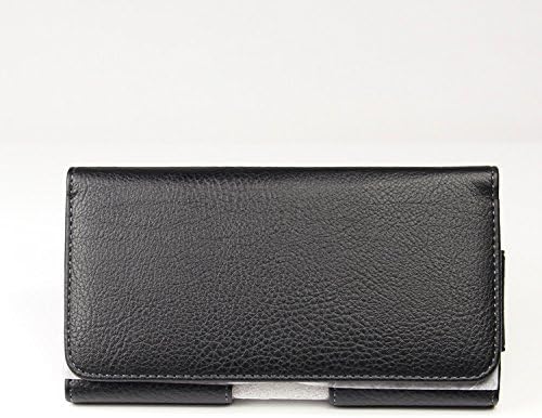 Galaxy Note Edge Belt Clip Case - Demomm(tm) Belt Clip Holster Style Pouch Carrying Sleeve Holder Case Cover for Samsung Galaxy Note Edge (Black Holster Style)