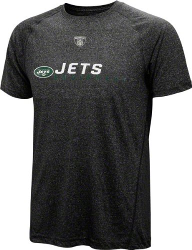 New York Jets Youth Heathered Black Speedwick Performance T-Shirt