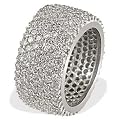 goldmaid Damenring Silber 925 Pavee 287 klare Zirkonia, Pa R2899S