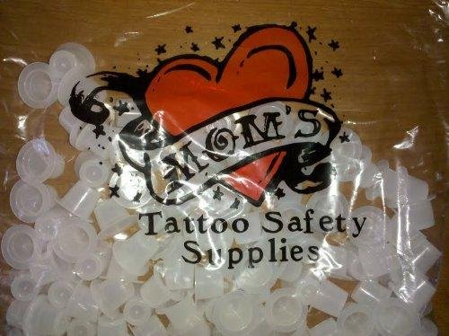 100 #16 Tattoo Ink Cups / Caps Tattoo Supplies