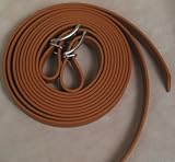 Split Style Reins Heavy Weight Beta Biothane Tan