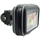 Arkon GPS032 GPS and Smartphone Waterproof Hard case with Bicycle and Motorcycle Mount (Black)