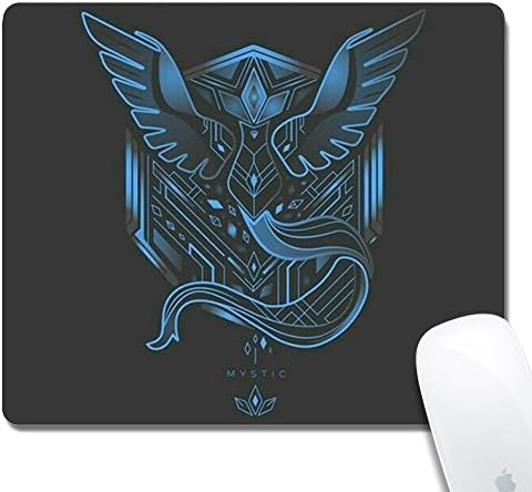 Gaming Office Mouse Pad--Glissando Customized Team Mystic Pokemon Go Cloth surface Natural rubber Gaming Office Mouse Pad--Rectangle Mouse Pad(10x8.3inchx1/8inch)