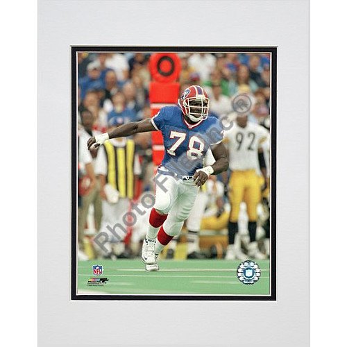 Photo File Buffalo Bills Bruce Smith Matted Photo