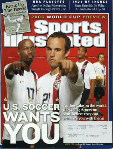 Sports Illustrated June 5, 2006 U.S. Soccer Team Cover, World Cup Preview, NBA Playoffs, Sam Hornish Wins Indy 500, Detroit Tigers