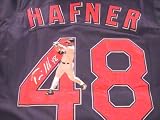 TRAVIS HAFNER SIGNED AUTOGRAPHED JERSEY CLEVELAND INDIANS COA + HOLOGRAM