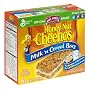 General Mills Milk 'n Cereal Bars Honey Nut Cheerios (Pack of 6)