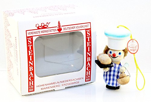 Steinbach Hand Made German Wooden Christmas Ornament Bread Baker Steinbach Hand Made German Wooden Christmas Ornament Bread Baker