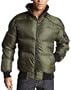 Akademiks Men's Poly Ripstop Bomber Jacket,Dark Olive,XX-Large