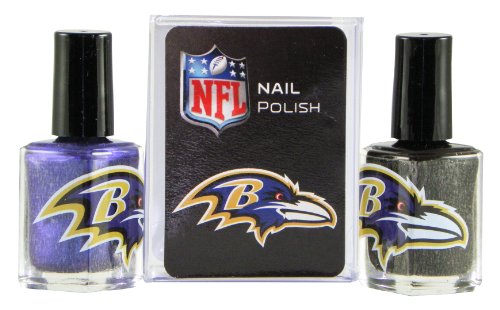 NFL Baltimore Ravens Two-Pack Team Colored Nail Polish
