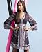INC International Concepts Petite Dress, Mixed Print Silk Empire Waist