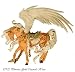 Nene Thomas PHOENIX GOLD Carousel Horse Fantasy Couture Figurine Ornament