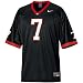 Nike Georgia Bulldogs #7 Black Alternate Replica Football Jersey