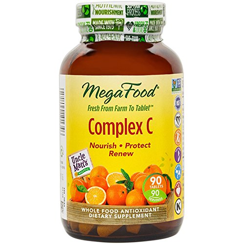 MegaFood - Complex C, Supports & Maintains Healthy Immune Function, 90 Tablets (Premium Packaging)
