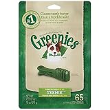 GREENIES Dental Chews TEENIE Treats for Dogs - Mega TREAT-PAK Package 18 oz. 65 Treats