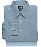 Traveler Pinpoint Houndstooth Point Collar Dress Shirt Big or Tall
