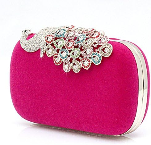 Only You New Boutique Evening Bag / Hand Bag Peacock Style / Fashion Clutch / Bridal Handbag / Advanced Cosmetic -03316-78 (pink)