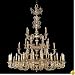 Crystorama Lighting 2619-OB 55 Light Kensington Chandelier Olde