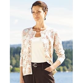 Eddie Bauer(エディー・バウアー) フローラルクルーネックカーディガン