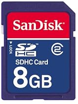 Sandisk 8GB SDHC Memory Card (SDSDB-8192, Bulk Package)