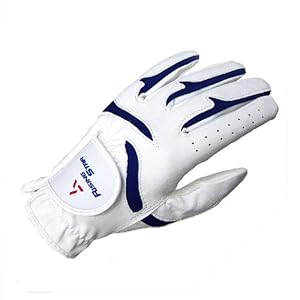 Paragon Golf Boys Rising Star Left Hand Golf Glove, White/Blue - Medium