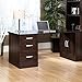 Sauder Office Port Library Return, Dark Alder finish