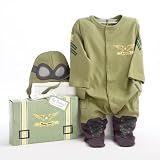 babyaspen 2-Piece Layette Set, 0-6 months, Big Dreamzzz Baby Pilot