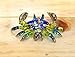 Handmade Sea Crab Art Art Glass Blown Sea Animal Figurine -A