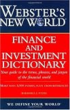 Buy : Webster`s New World Finance and Investment Dictionary