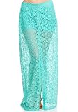 2B Button Front Lace Maxi Skirt 2b Skirts Sugar Mint-s 2B Button Front Lace Maxi Skirt 2b Skirts Sugar Mint-s